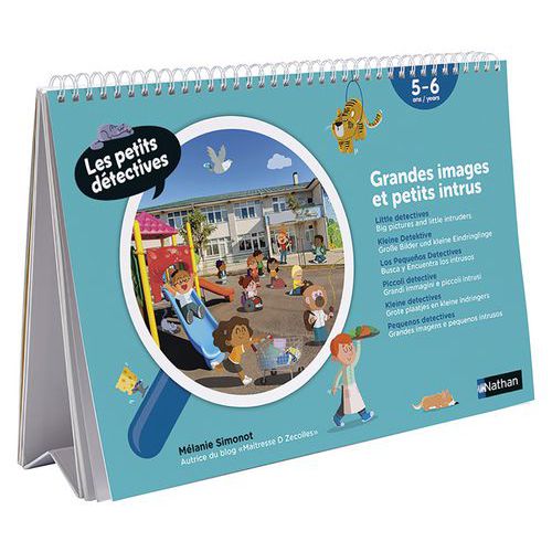 Les petits détectives-grandes images et petits intrus-Nathan