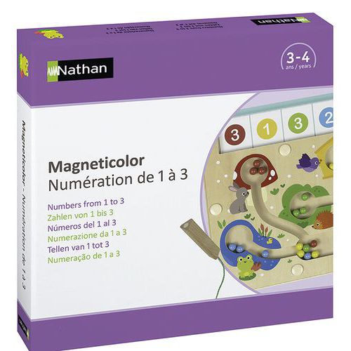 Magneticolor - numération de 1 à 3-Nathan