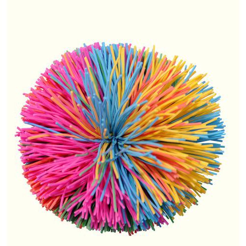 Balle sensorielle pompon