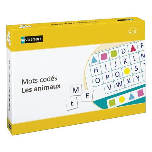 Mots codés - les animaux - Nathan