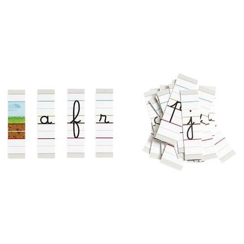 Lot de 6 lettres cursives petit format - Nathan