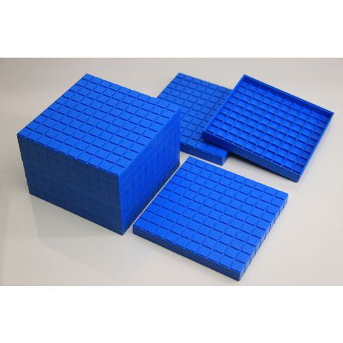 Plateaux des centaines bleu x10 - Wissner