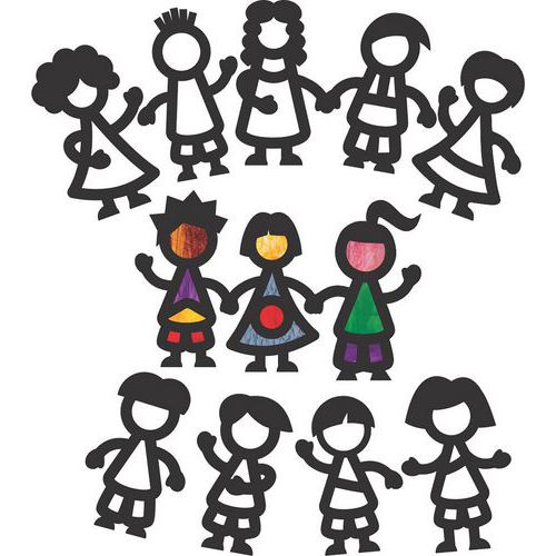 Cadres personnages (36 pièces) - Roylco