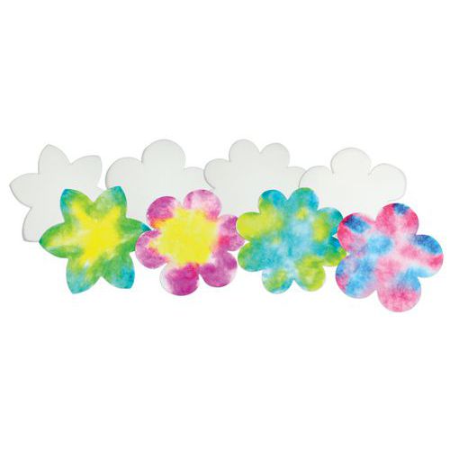Atelier fleurs papier diffuseur encre (80 pièces) - Roylco