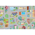 Tapis de jeu la ville vinyle 1x1,50m - Achoka