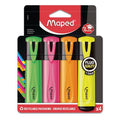 Pochette 4 Gros Fluo Maped Assortis