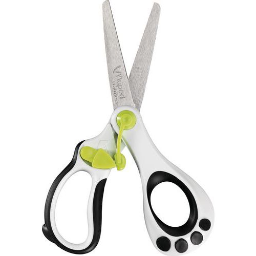 Ciseaux 13 cm pédagogiques à ouverture automatique - Maped