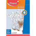 Pochette 2 Cartes De France Maped