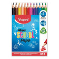 Boite 12 Crayons Géants Triangulaires School'peps
