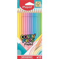 Etui Carton 12 Crayons De Couleur Pastel Color'peps