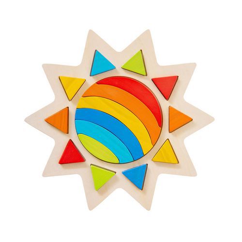 Puzzle soleil arc-en -ciel - Educational advantage