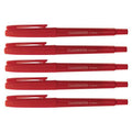 Stylo Feutre Fin Pointe Nylon - Rouge - Classmates