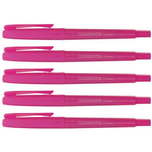 Stylo Feutre Fin Pointe Nylon - Rose - Classmates