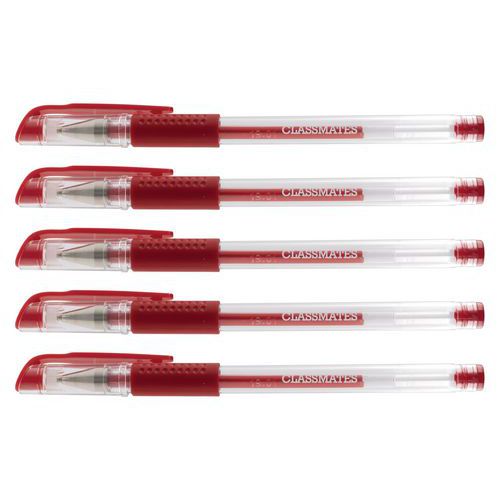 Stylo roller à encre gel - Rouge - Classmates