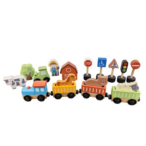 Lot 17 Accessoires Pour Circuit Train